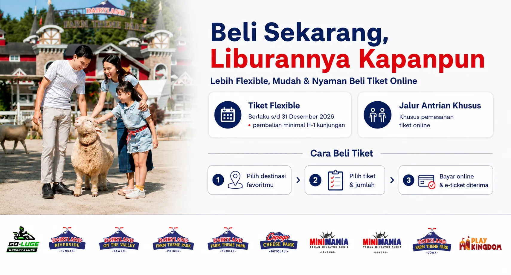 Banner Tiket Dairyland Mobile